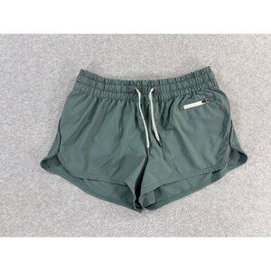 Vuori Clementine Lined 2.0 Athletic Shorts (Women's Small) Green